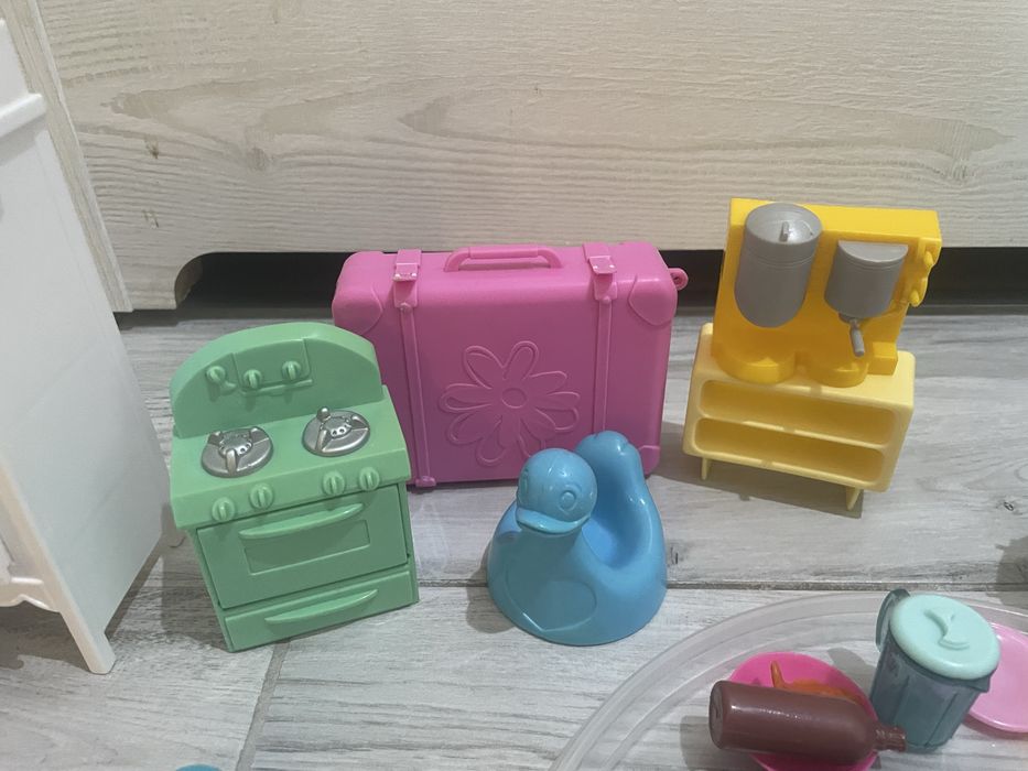 Mebelki dla lalek barbie zestaw