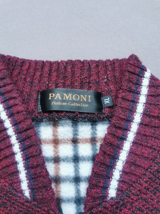 Sweter męski Pamoni bordowy