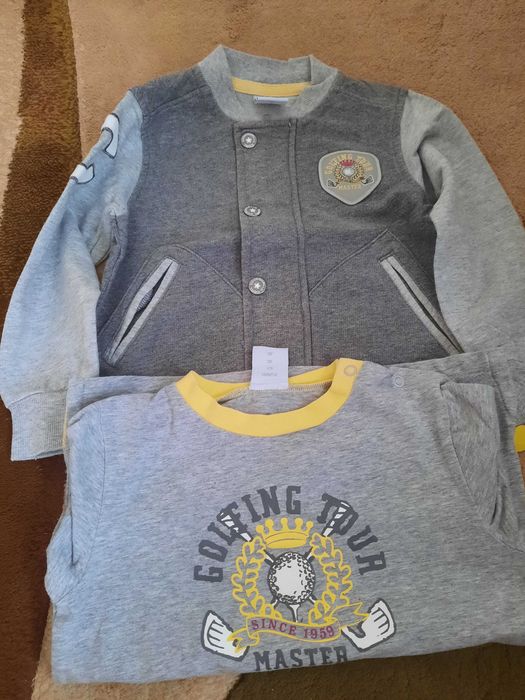 Rozmiar 98.Bluza i 2 koszulki dla chłopca Coccodrillo