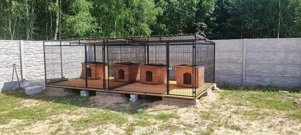 Kojec Klatka Zagroda Buda dla psa 2mx2m Montaż Gratis Solidny.