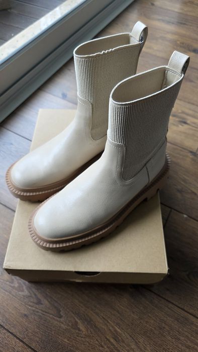Botas MANGO Beje