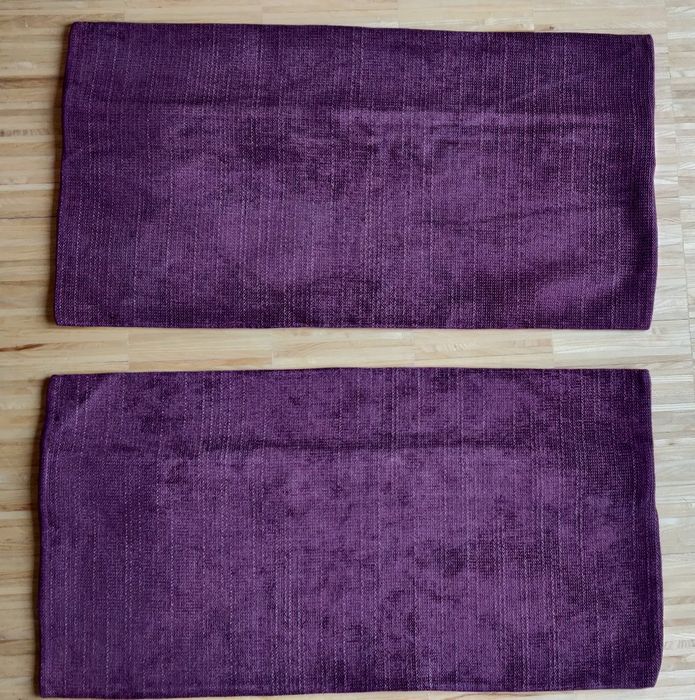 IKEA 2 poszewki dekoracyjne Extorp 35x68 fiolet plecionka