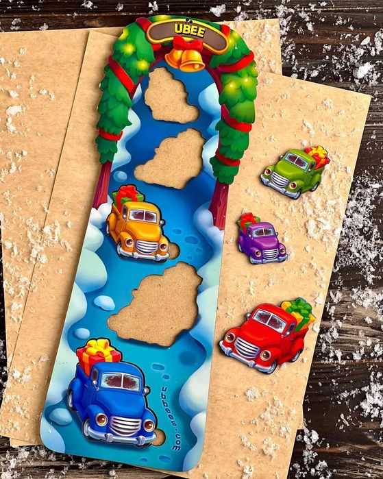 Дерев’яні Пазл-вкладки Ань янь Ubee