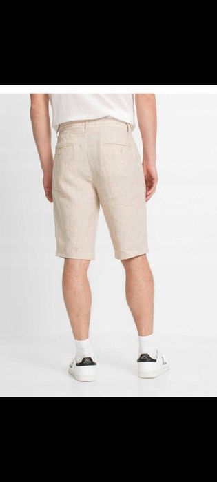 Lniane spodenki męskie 60