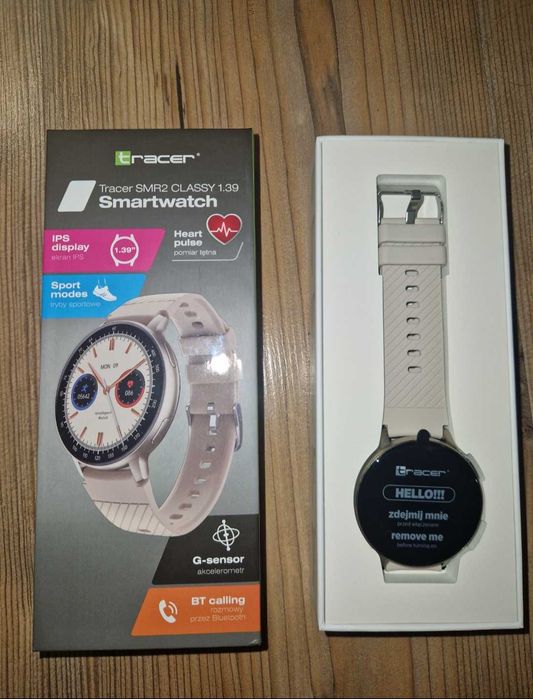 Smartwatche TRACER SMR2 Classy - kolor beżowy NOWE