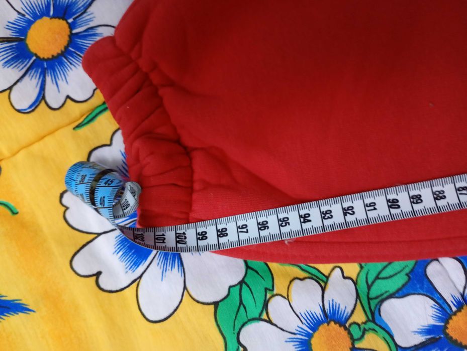 Теплі  штани  червоні