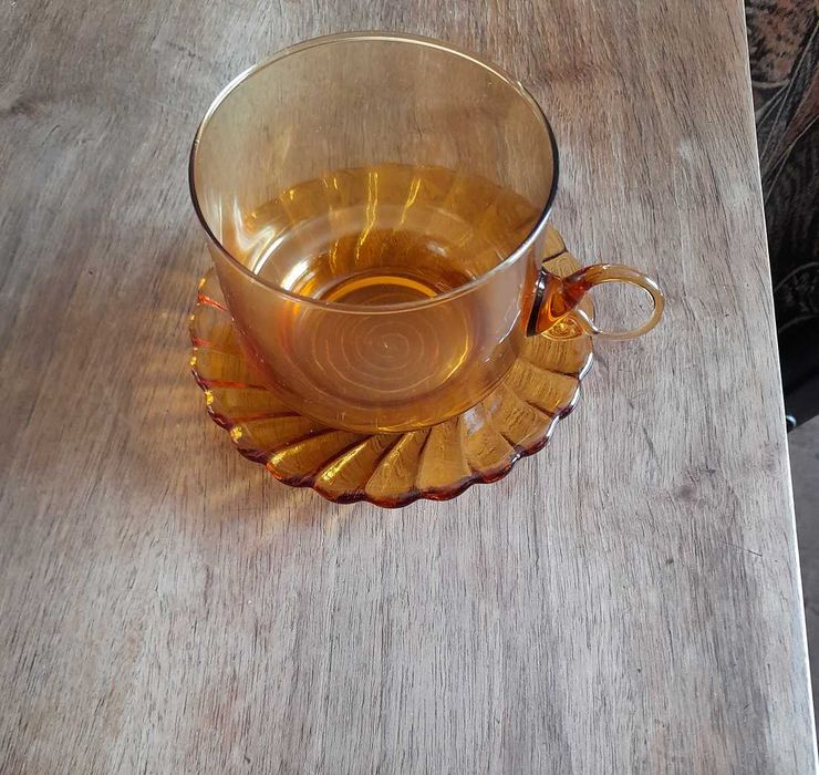 Zestaw filiżanek PRL 5 szt