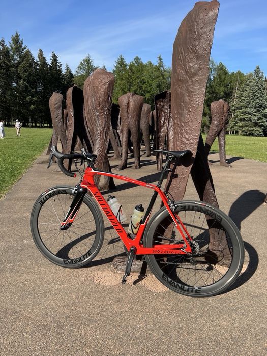 SPECIALIZED tarmac carbon gratis Rocket Red Ultegra Trimax  r. 56