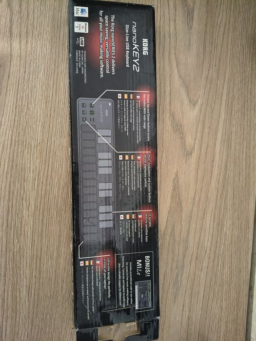 KORG nanoKEY2 – Nowa Klawiatura Sterująca MIDI (Fabrycznie zapakowana)