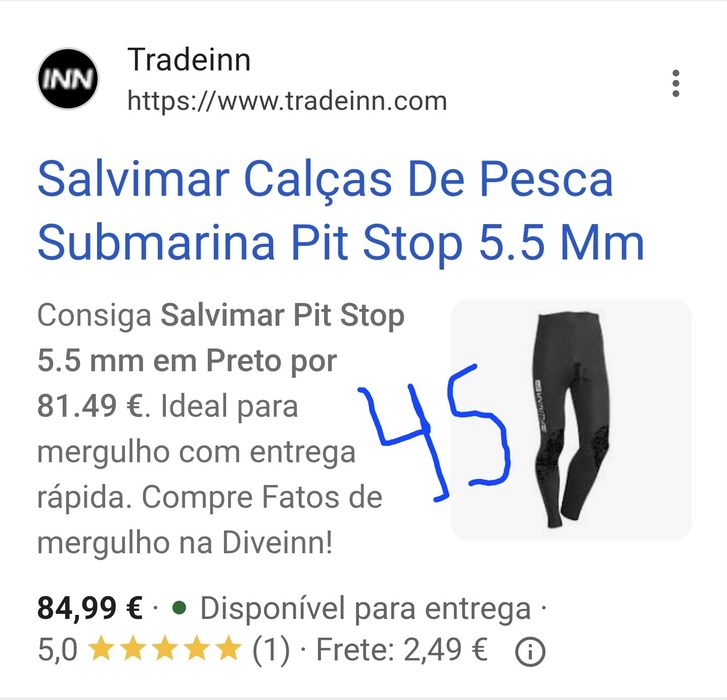 Casaco  Salvimar 7mm M  calças Salvimar pit stop 5.5 mm(pissete)e mais material pesca sub