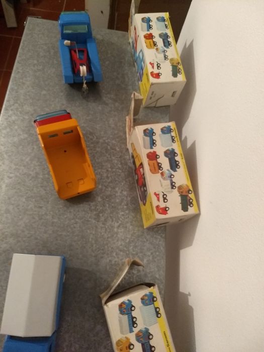 Lote 3 Veículos em ferro, marca mini- Sanson, 1976