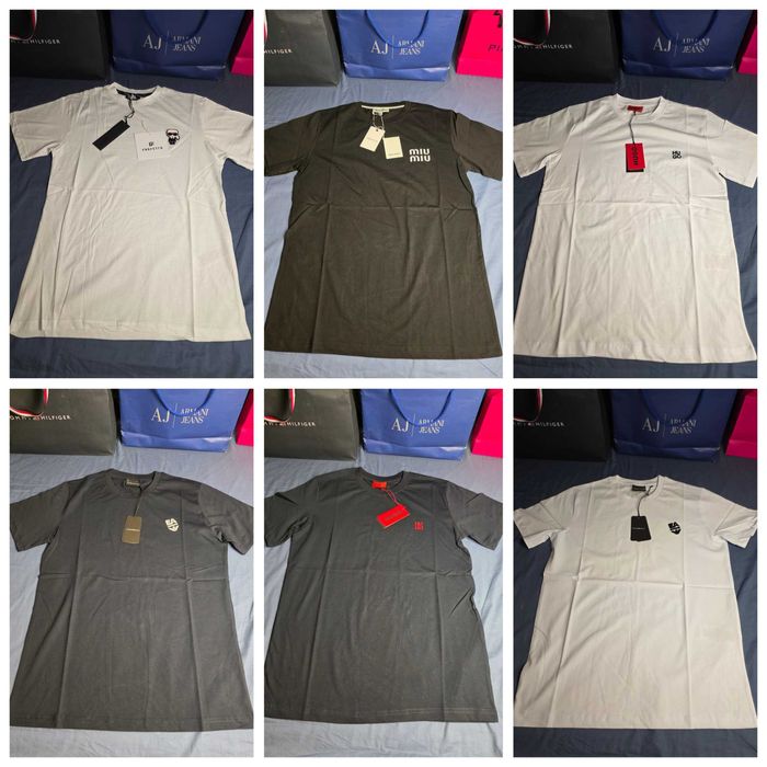 koszulka meska tshirt karl lagerfeld armani miu miu boss kolory premiu