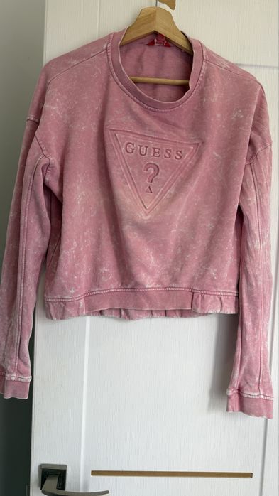 Свитшот guess оригинал розовый двухниткв кофта худи
