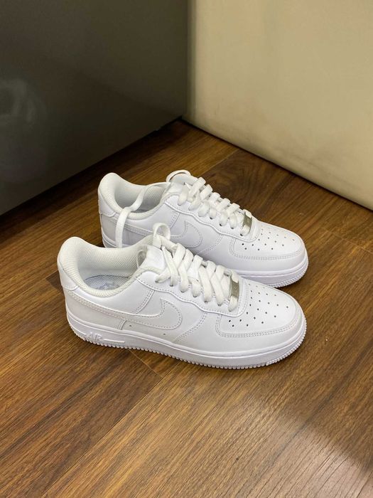 Buty meskie Mokasyny Nike_Air_Force|1_Low '07_Biały R.45