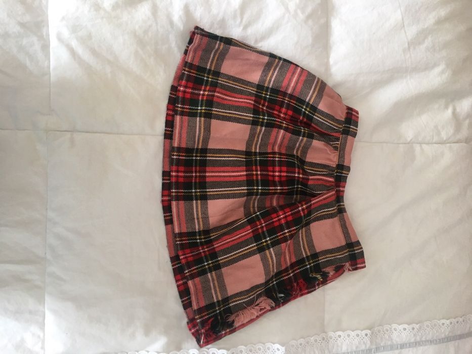 Saia de xadrez em fazenda