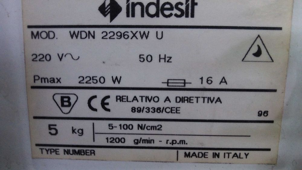 Запчастини до пральних машин SAMSUNG WF6450S4V, Indesit WDN 2296XW U