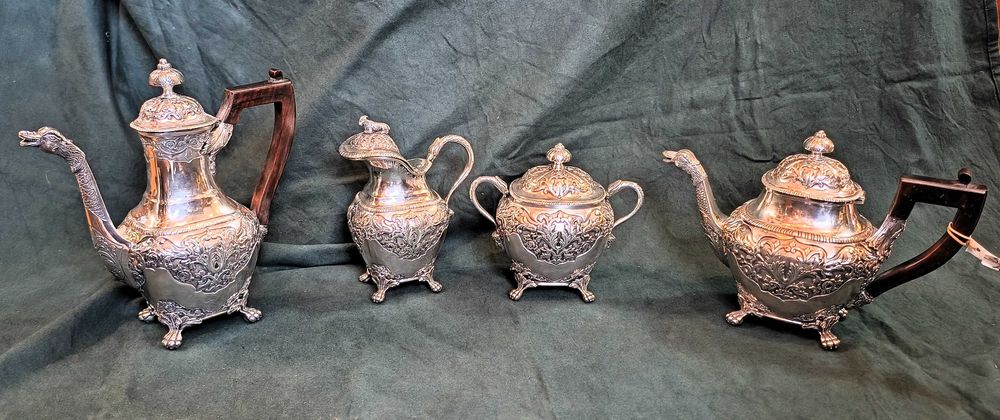 Serviço Chá Café Tabuleiro Prata