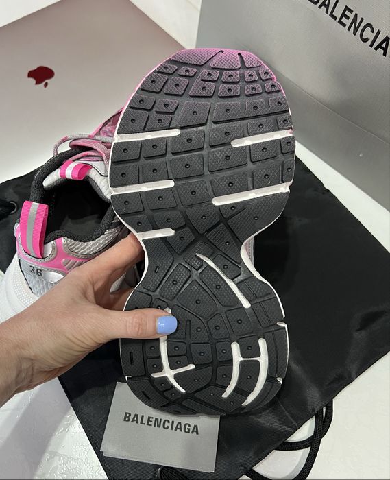 Кроссовки Balenciaga 3XL Grey/Pink Баленсиага Люкс
