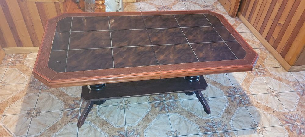 Stół rozkładany + fotel po renowacji