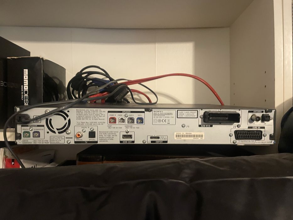 Sony , dvd , radio para ligar a varias colunas