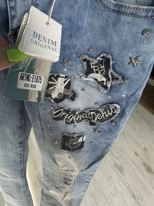 Kombinezon damski jeansowy Denim