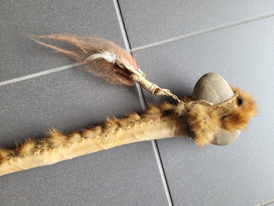 Atrybut indian Ameryki Północnej Nawaho - TOMAHOWK Maczuga oryginalna