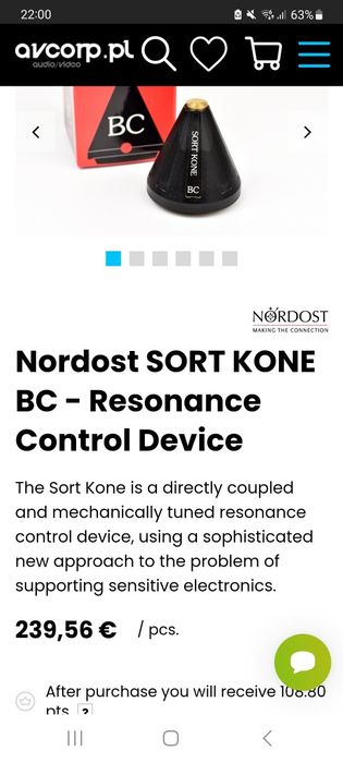 Nordost Sort Kone SK/BC абсорберы,виброразвязка,развязка, подставки по
