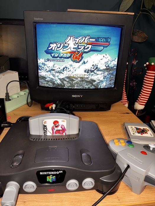 Nintendo 64 + Super Mario 64 z Japonii + zasilacz EU