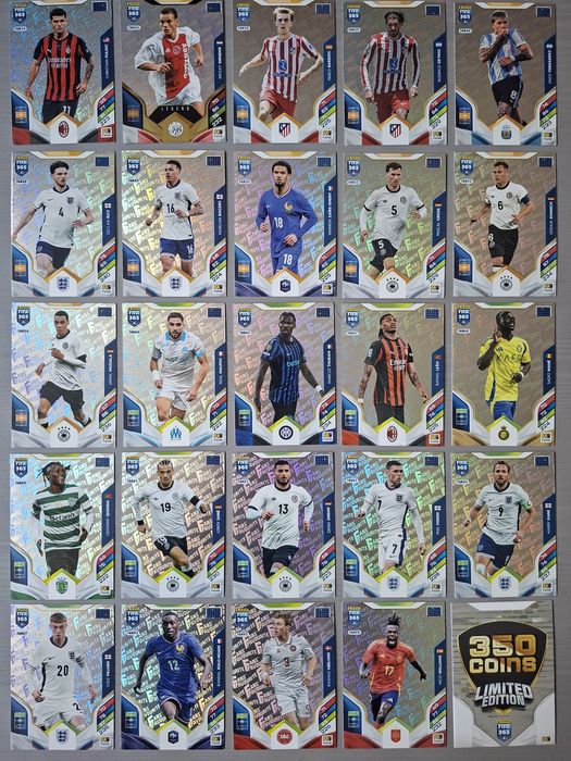 Karty piłkarskie fifa 365 panini 2025 / 2026 - 100 sztuk
