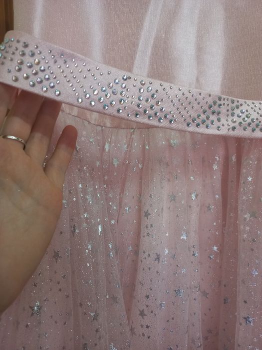 Пишна рожева сукня для дівчинки 160 р.,