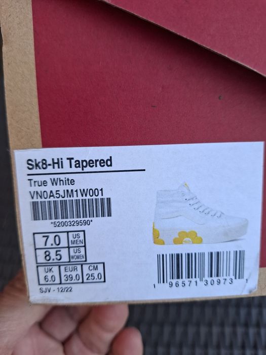 Vans sk8 Hi Tapered tam 39 , novas na caixa te