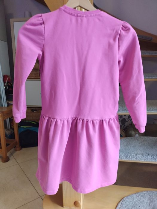 Cool Club, Sukienka dziewczęca z długim rękawem, różowa, rozm. 128