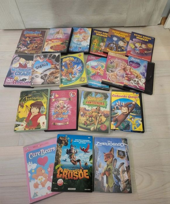 Stare płyty DvD.