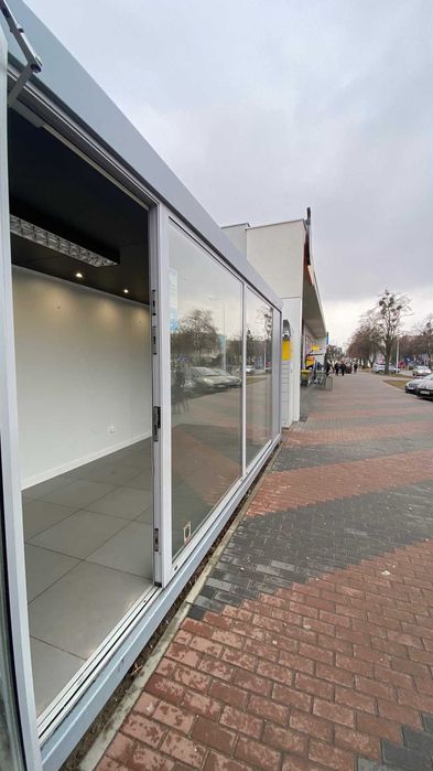 Kontener handlowy do wynajęcia klima, ogrzewanie – dobra lokalizacja!