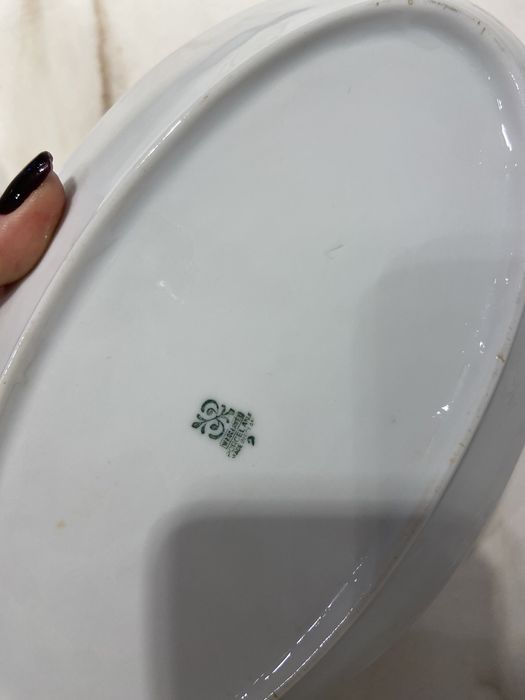 Porcelana dzbanek imbryk Ćmielów i włocławek talerz