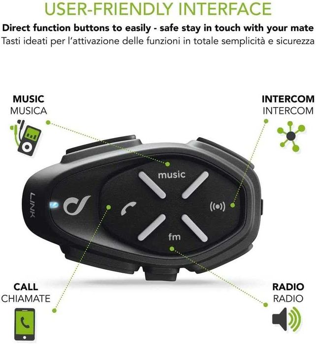 Мотогарнитура интерком Италия