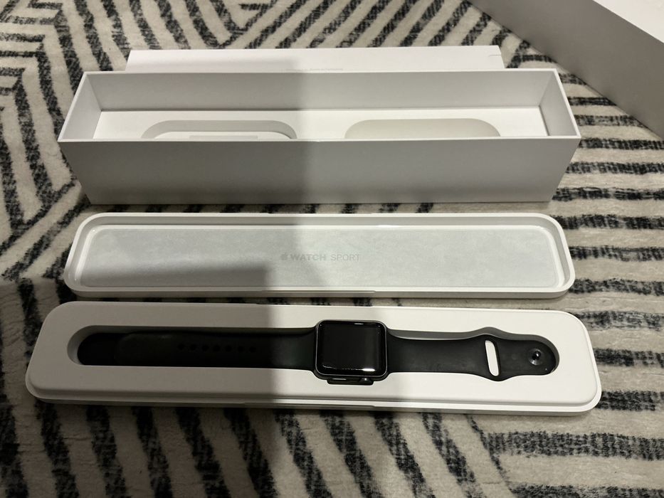 APPLE Watch 1 gen A1554 czarny sport 42mm