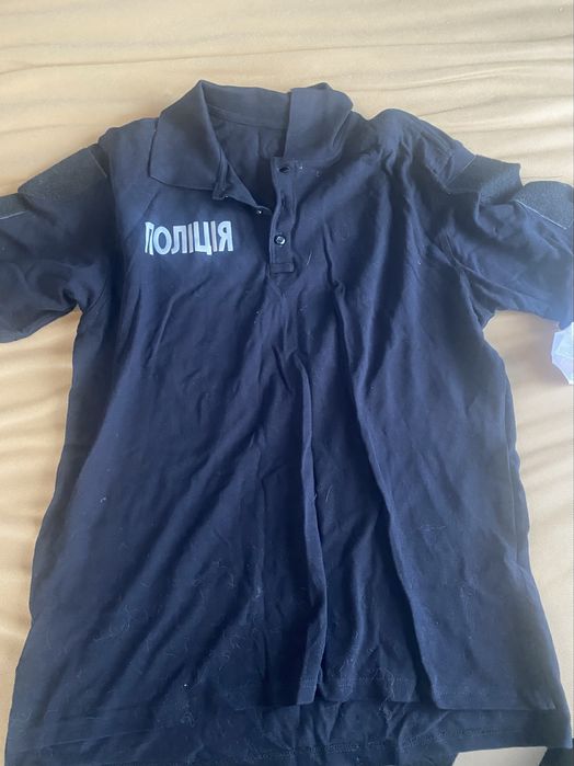Фотболка поло «ПОЛІЦІЯ»