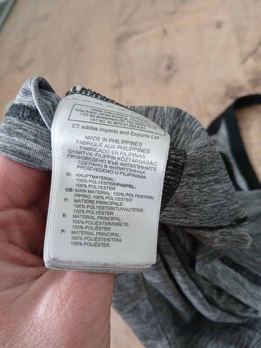 Grafitowa bokserka Adidas  S/M   nowa