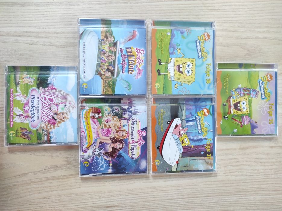 SpongeBob,Barbie słuchowiska na CD