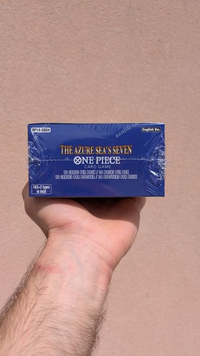 One Piece Card Game: The Azure Sea's Seven Booster Box (OP14-EB04)