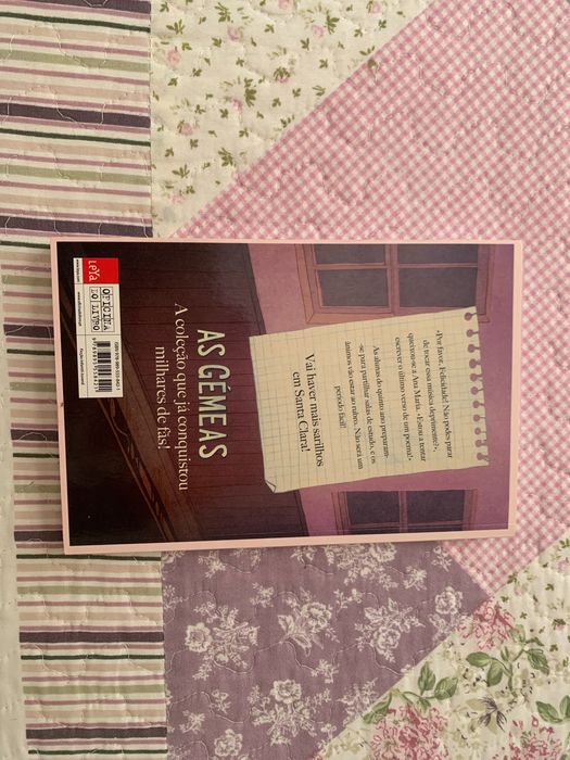 Livro juvenil - “AS GÉMEAS, o quinto ano em Santa Clara”