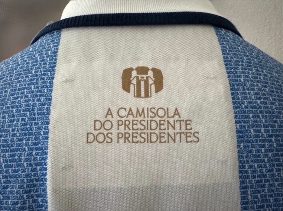 Camisola comemorativa Presidente dos Presidentes