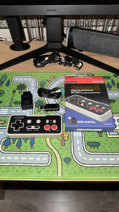 Kontroler pad Retro-Bit Origin8 bezprzewodowy (NES, Switch, PC, USB)