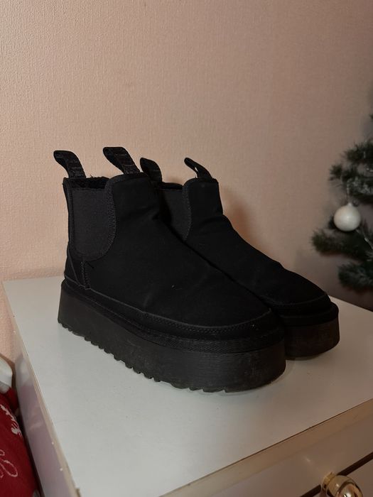Угги зимові чорні