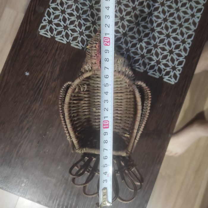 Цукерниця (конфетница) хлібниця качечка плетена