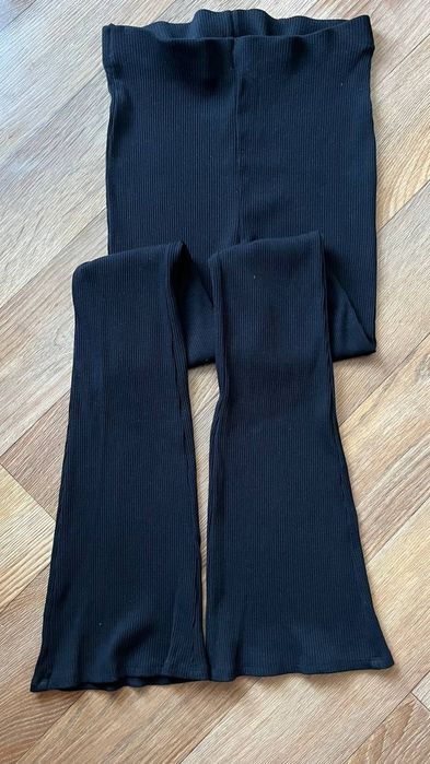 Жіночі лосини кльош в рубчик H&M