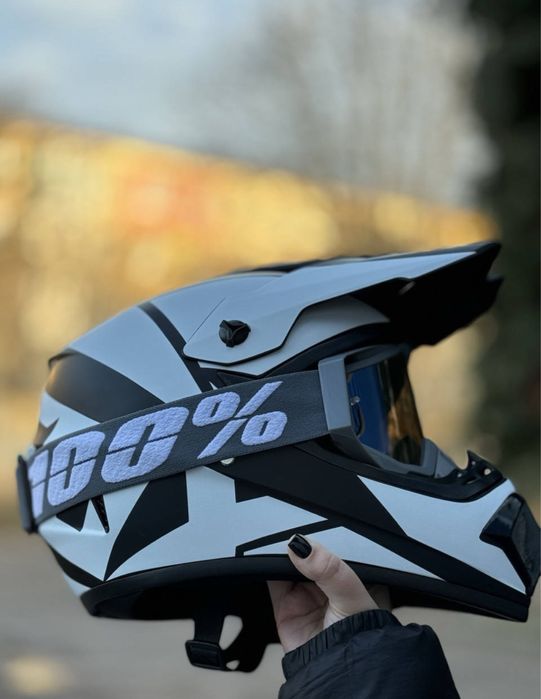 Мотошолом з окулярами, шлем, для ендуро , хард, для квадроцикла шолом