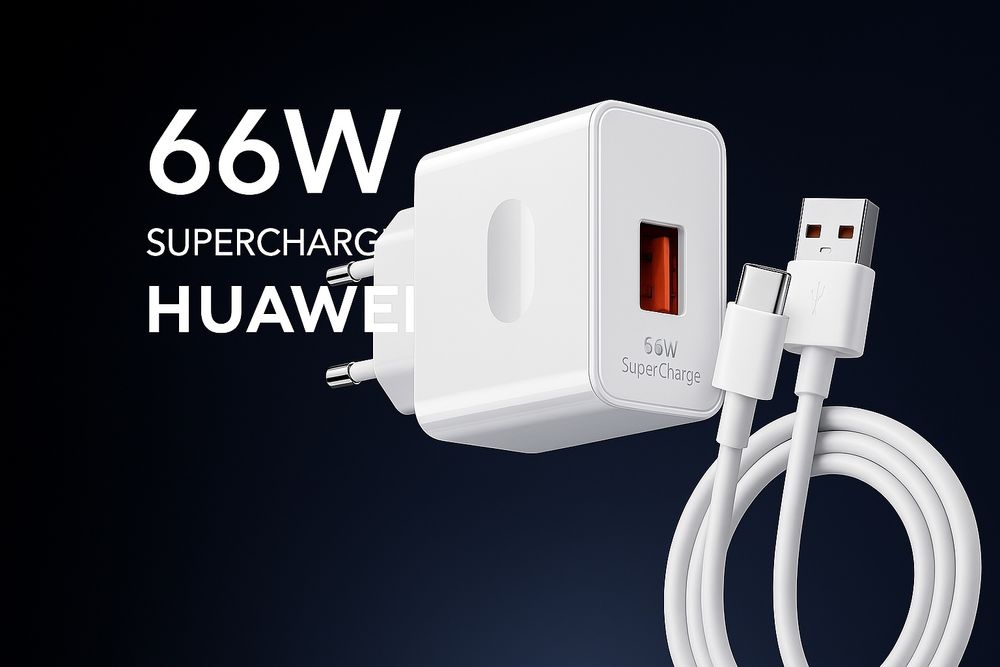 Carregador Huawei 66W - Rápido