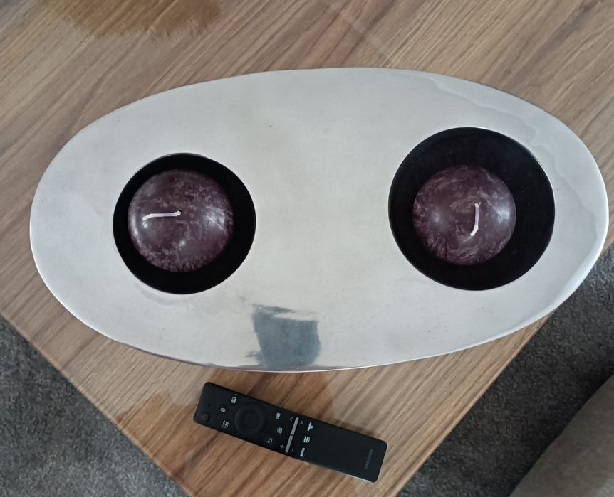 Taça decorativa porta velas